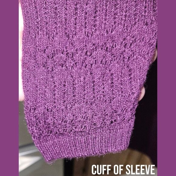 TORRID LongSleeve Rib Pointelle Mock Neck Sweater dress Plus Size 2X - Picture 7 of 16